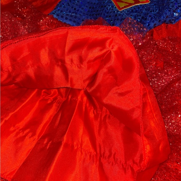 Supergirl Sequin Child Costume, Size Medium - Picture 4 of 7